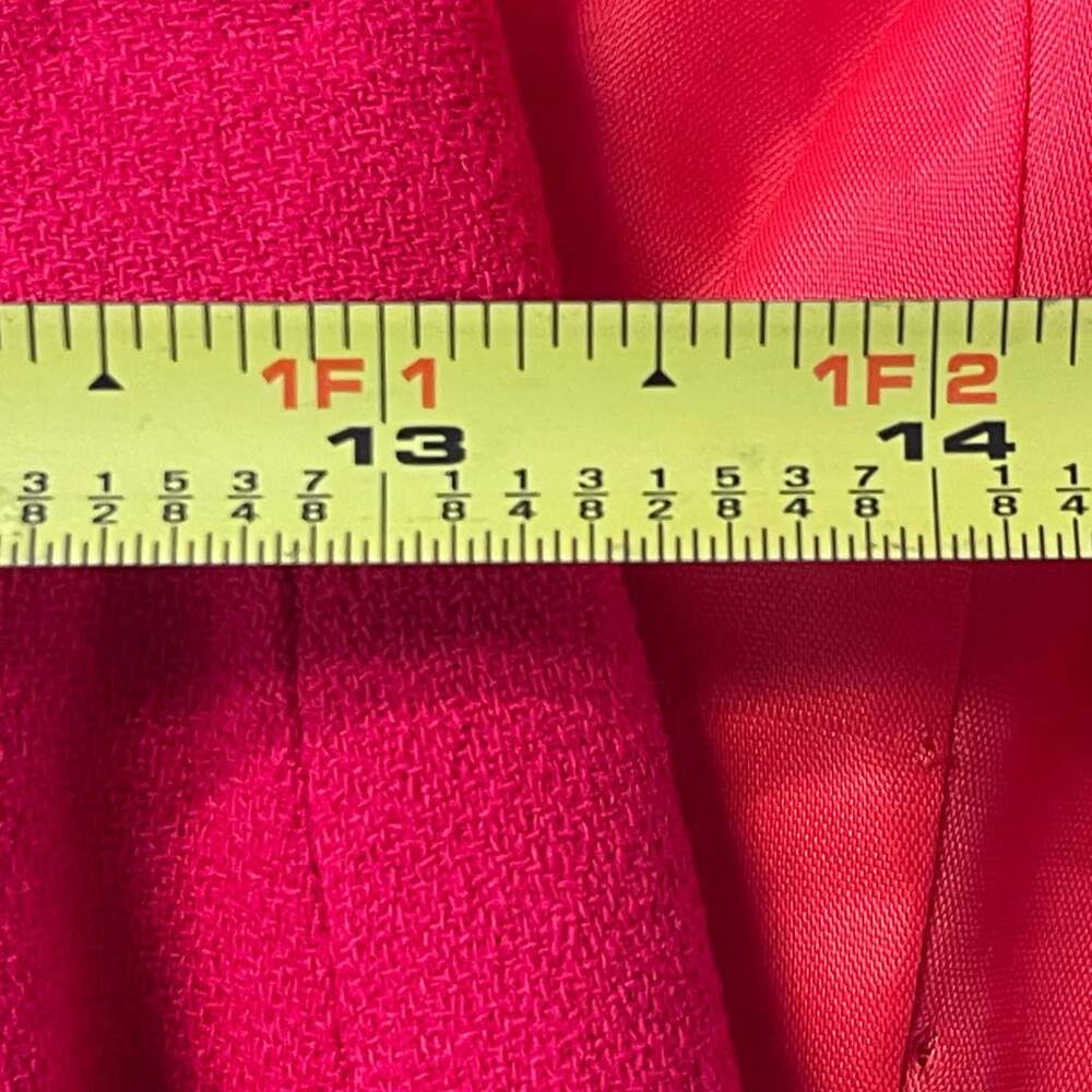 BICCI by Florine Wachter Skirt Suit Size 4 Red 2 Piece - Picture 9 of 10